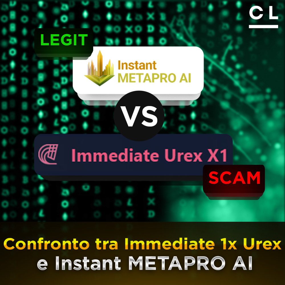 Confronto tra Immediate 1x Urex e Instant METAPRO AI