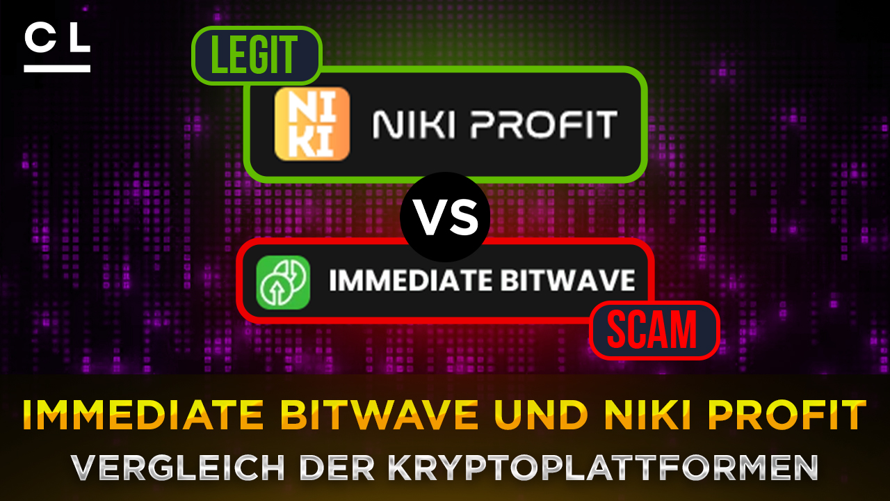 Vergleich von Immediate Bitwave und Niki Profit für die Investitionsausbildung