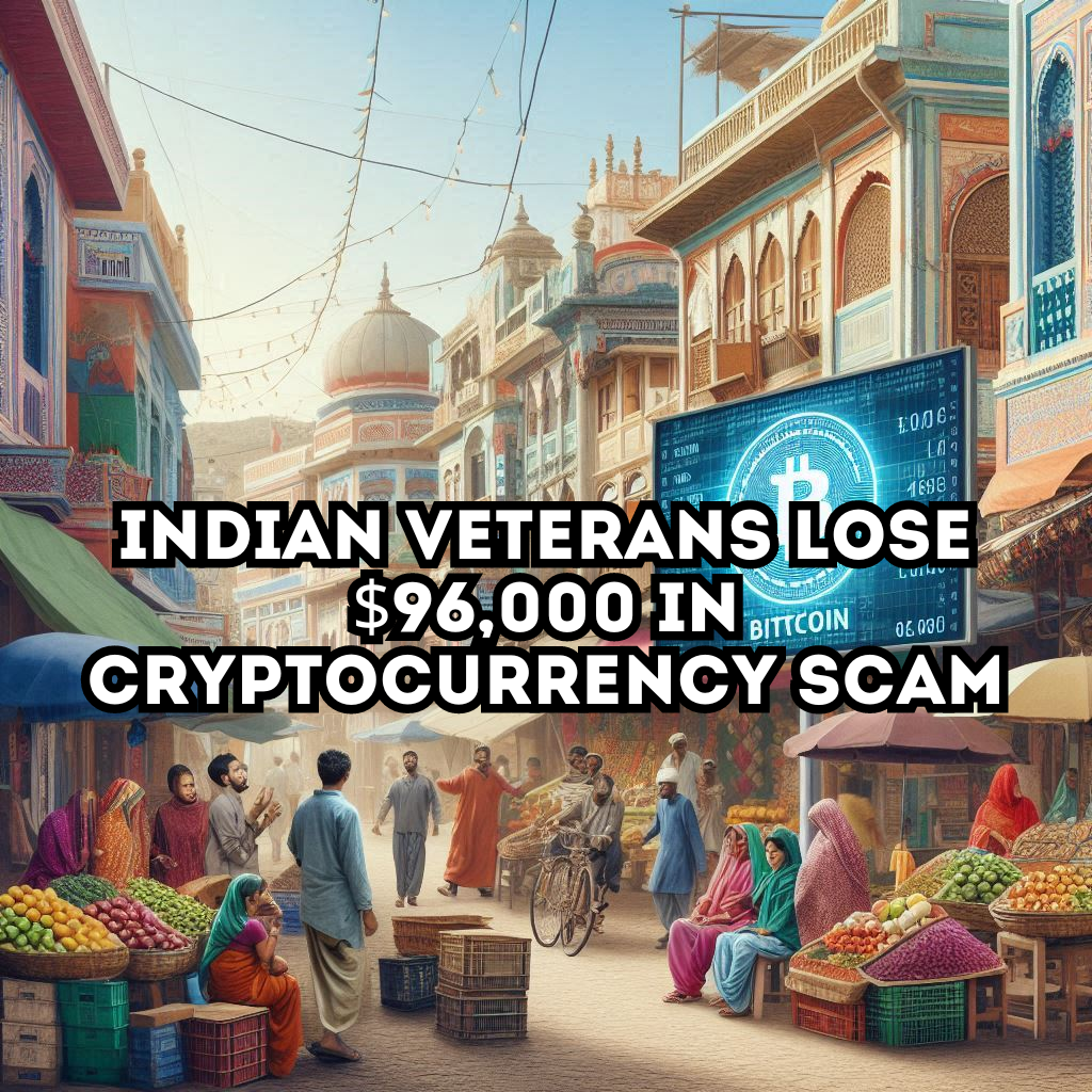 Indian Veterans Lose $96,000 in Cryptocurrency Scam